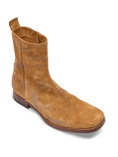 Acne Studios Men's Bebe Distressed Suede Boots - Sand Beige | Thumbnail 7 Acne Studios Men's Bebe Distressed Suede Boots - Sand Beige | Thumbnail 7
