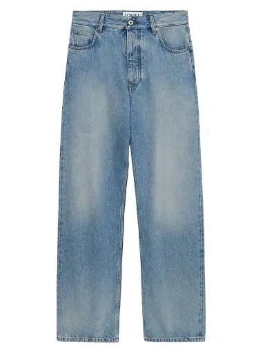 Loewe Men's Faded Straight Jeans - Vintage Blue - Size 38 | Thumbnail 1 Loewe Men's Faded Straight Jeans - Vintage Blue - Size 38 | Thumbnail 1