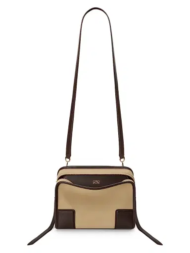 Loewe Women's Amazona Small Suede Top Handle Bag - Oro Chocolat | Thumbnail 6 Loewe Women's Amazona Small Suede Top Handle Bag - Oro Chocolat | Thumbnail 6