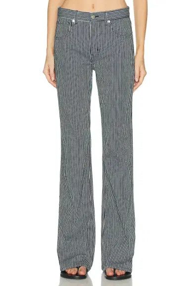 Nili Lotan Celia Striped Straight Leg | Thumbnail 1 Nili Lotan Celia Striped Straight Leg | Thumbnail 1