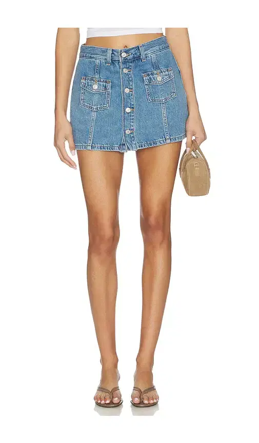 Button Front Skort Button Front Skort