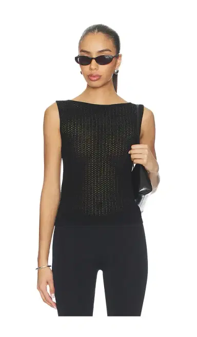 Joe's Jeans The Crochet Boatneck Tank Top | Thumbnail 1 Joe's Jeans The Crochet Boatneck Tank Top | Thumbnail 1
