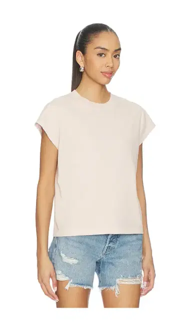 AGOLDE Bryce Cap Sleeve Tee Shirt | Thumbnail 2 AGOLDE Bryce Cap Sleeve Tee Shirt | Thumbnail 2