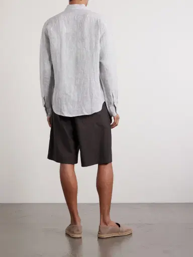 Orlebar Brown Giles Linen Shirt - Men | Thumbnail 4 Orlebar Brown Giles Linen Shirt - Men | Thumbnail 4