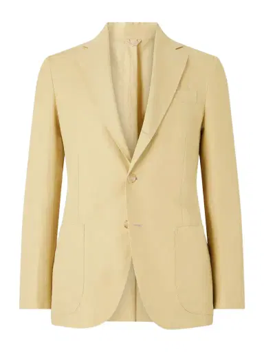 De Petrillo Linen and Cotton-Blend Blazer - Men | Thumbnail 1 De Petrillo Linen and Cotton-Blend Blazer - Men | Thumbnail 1