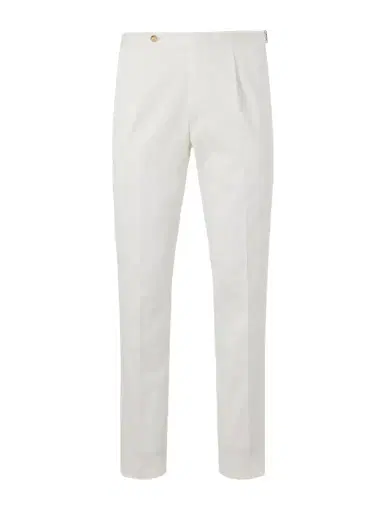 De Petrillo Straight-Leg Cotton-Blend Twill Trousers - Men | Thumbnail 1 De Petrillo Straight-Leg Cotton-Blend Twill Trousers - Men | Thumbnail 1