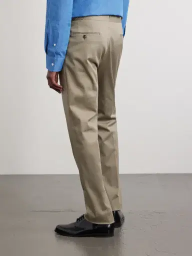 De Petrillo Straight-Leg Cotton-Blend Twill Trousers - Men | Thumbnail 4 De Petrillo Straight-Leg Cotton-Blend Twill Trousers - Men | Thumbnail 4