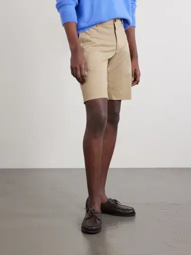 Slowear Slim-Fit Cotton-Blend Gabardine Chino Shorts - Men | Thumbnail 3 Slowear Slim-Fit Cotton-Blend Gabardine Chino Shorts - Men | Thumbnail 3