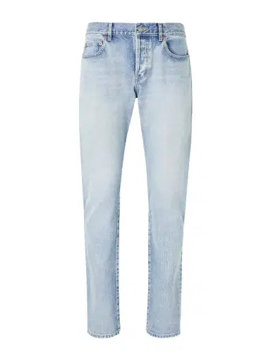 Saint Laurent Straight-Leg Organic Jeans - Men | Thumbnail 1 Saint Laurent Straight-Leg Organic Jeans - Men | Thumbnail 1