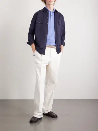 Zegna Slim-Fit Cotton Polo Shirt - Men | Thumbnail 2 Zegna Slim-Fit Cotton Polo Shirt - Men | Thumbnail 2