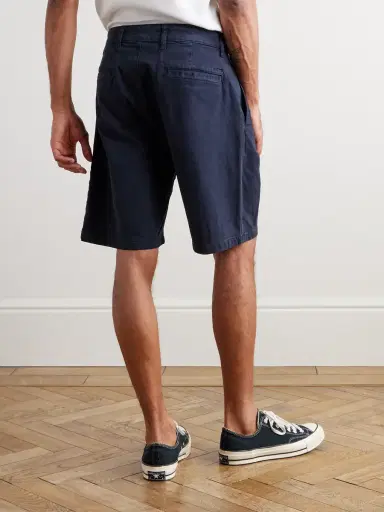 NN07 Aden 1923 Straight-Leg Organic Cotton-Blend Twill Shorts - Men | Thumbnail 4 NN07 Aden 1923 Straight-Leg Organic Cotton-Blend Twill Shorts - Men | Thumbnail 4