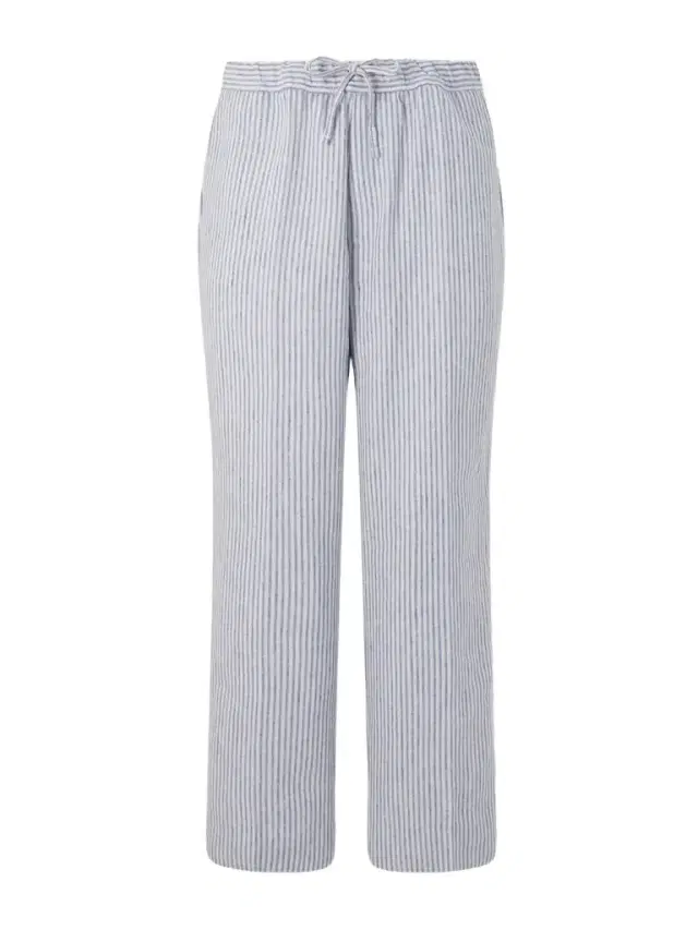 Nilson Straight-Leg Striped Linen and Cotton-Blend Trousers - Men Nilson Straight-Leg Striped Linen and Cotton-Blend Trousers - Men
