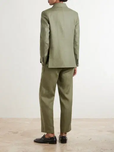 BODE Linen Double-Breasted Blazer - Men | Thumbnail 4 BODE Linen Double-Breasted Blazer - Men | Thumbnail 4