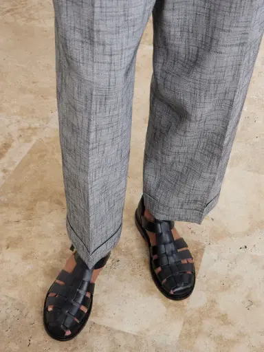 BODE Static Weave McNab Straight-Leg Woven Trousers - Men | Thumbnail 5 BODE Static Weave McNab Straight-Leg Woven Trousers - Men | Thumbnail 5