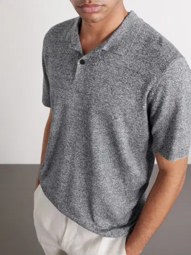 MR P. Linen and Cotton-Blend Polo Shirt - Men | Thumbnail 5 MR P. Linen and Cotton-Blend Polo Shirt - Men | Thumbnail 5