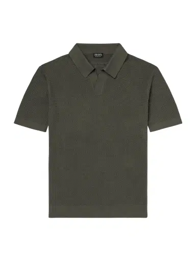 Zegna Slim-Fit Cotton-Piqué Polo Shirt - Men | Thumbnail 1 Zegna Slim-Fit Cotton-Piqué Polo Shirt - Men | Thumbnail 1