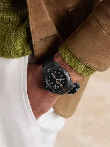 Aera Todd Snyder D-1 Diver Limited-Edition Automatic 44mm Titanium and Rubber Watch - Men | Thumbnail 2 Aera Todd Snyder D-1 Diver Limited-Edition Automatic 44mm Titanium and Rubber Watch - Men | Thumbnail 2