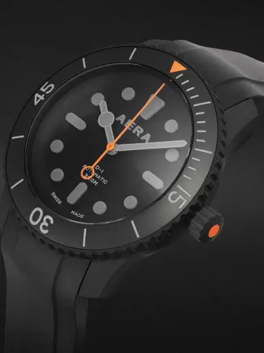 Aera Todd Snyder D-1 Diver Limited-Edition Automatic 44mm Titanium and Rubber Watch - Men | Thumbnail 3 Aera Todd Snyder D-1 Diver Limited-Edition Automatic 44mm Titanium and Rubber Watch - Men | Thumbnail 3