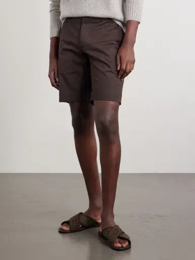 Slowear Slim-Fit Cotton-Blend Gabardine Chino Shorts - Men | Thumbnail 3 Slowear Slim-Fit Cotton-Blend Gabardine Chino Shorts - Men | Thumbnail 3