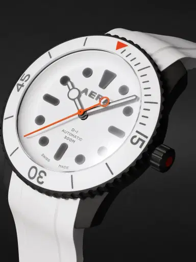 Aera Todd Snyder D-1 Diver Limited Edition Automatic 44mm Titanium and Rubber Watch - Men | Thumbnail 3 Aera Todd Snyder D-1 Diver Limited Edition Automatic 44mm Titanium and Rubber Watch - Men | Thumbnail 3