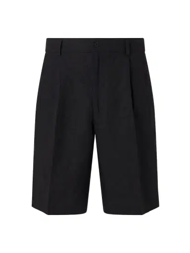 Rubinacci Straight-Leg Pleated Linen Shorts - Men | Thumbnail 1 Rubinacci Straight-Leg Pleated Linen Shorts - Men | Thumbnail 1