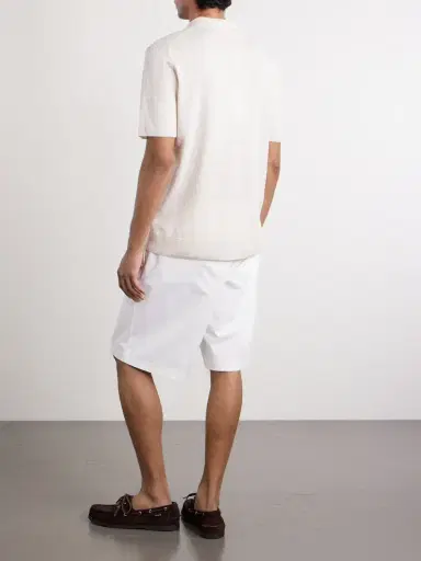 MR P. Linen and Cotton-Blend Polo Shirt - Men | Thumbnail 4 MR P. Linen and Cotton-Blend Polo Shirt - Men | Thumbnail 4