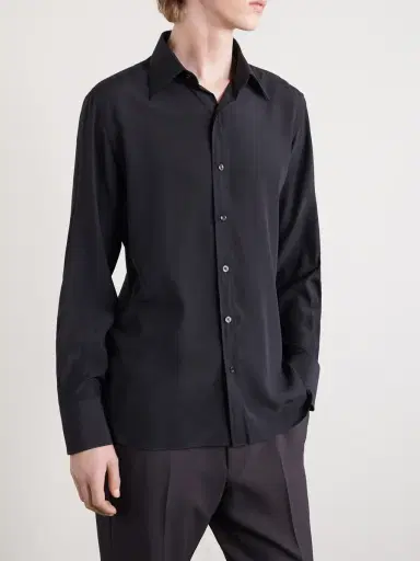 Tom Ford Silk-Charmeuse Shirt - Men | Thumbnail 3 Tom Ford Silk-Charmeuse Shirt - Men | Thumbnail 3