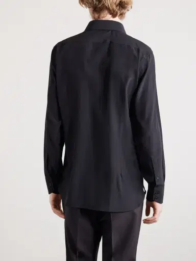 Tom Ford Silk-Charmeuse Shirt - Men | Thumbnail 4 Tom Ford Silk-Charmeuse Shirt - Men | Thumbnail 4