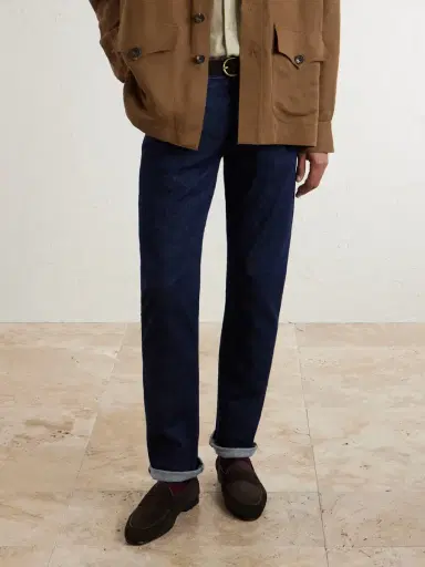 Rubinacci Suede Penny Loafers - Men | Thumbnail 2 Rubinacci Suede Penny Loafers - Men | Thumbnail 2