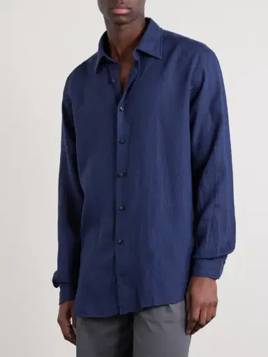 Slowear Linen Shirt - Men | Thumbnail 3 Slowear Linen Shirt - Men | Thumbnail 3