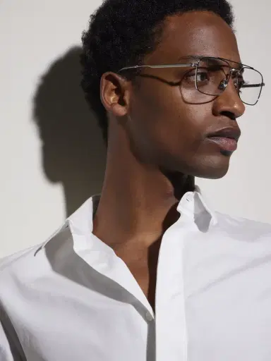 DIOR Eyewear DiorBotanicaO N1U Aviator-Style Silver-Tone Glasses - Men | Thumbnail 2 DIOR Eyewear DiorBotanicaO N1U Aviator-Style Silver-Tone Glasses - Men | Thumbnail 2