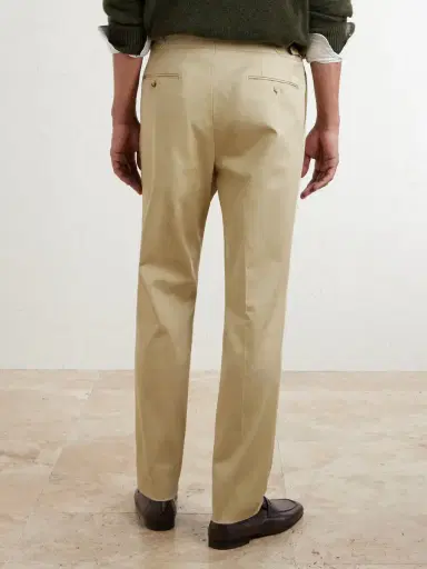 De Petrillo Straight-Leg Cotton-Blend Twill Trousers - Men | Thumbnail 4 De Petrillo Straight-Leg Cotton-Blend Twill Trousers - Men | Thumbnail 4