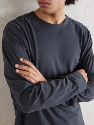 James Perse Luxe Organic Cotton-Jersey T-Shirt - Men | Thumbnail 5 James Perse Luxe Organic Cotton-Jersey T-Shirt - Men | Thumbnail 5