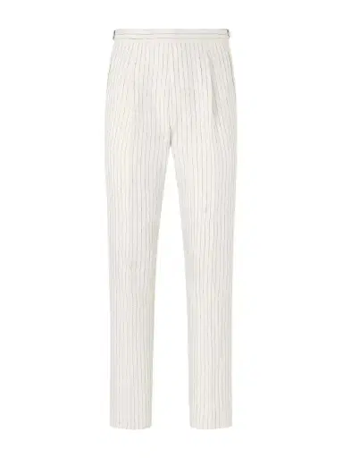 MR P. Tapered Pleated Pinstriped Linen Suit Trousers - Men | Thumbnail 1 MR P. Tapered Pleated Pinstriped Linen Suit Trousers - Men | Thumbnail 1