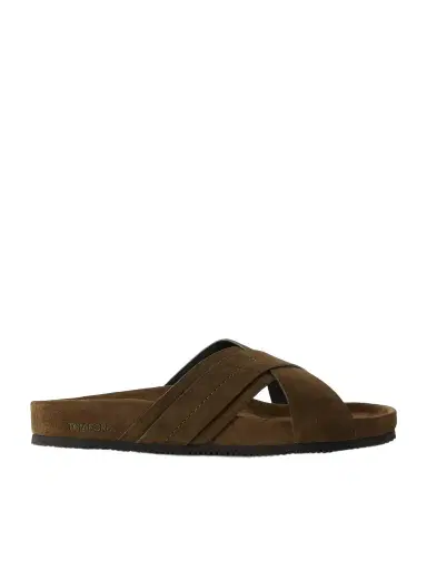 Tom Ford Wicklow Suede Sandals - Men | Thumbnail 1 Tom Ford Wicklow Suede Sandals - Men | Thumbnail 1