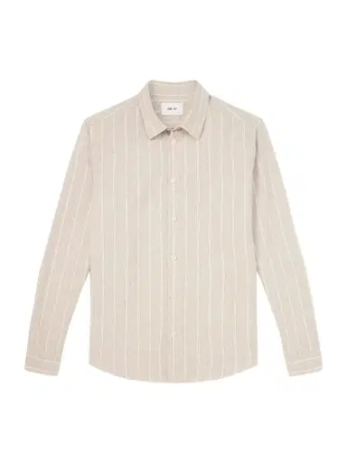 NN07 Enzo 5728 Striped Linen Shirt - Men | Thumbnail 1 NN07 Enzo 5728 Striped Linen Shirt - Men | Thumbnail 1
