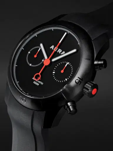 Aera C-1 Chrono Automatic Chronograph Stainless Steel and Scuba Watch, Ref. C-1 Shadow - Men | Thumbnail 3 Aera C-1 Chrono Automatic Chronograph Stainless Steel and Scuba Watch, Ref. C-1 Shadow - Men | Thumbnail 3