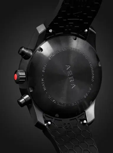 Aera C-1 Chrono Automatic Chronograph Stainless Steel and Scuba Watch, Ref. C-1 Shadow - Men | Thumbnail 4 Aera C-1 Chrono Automatic Chronograph Stainless Steel and Scuba Watch, Ref. C-1 Shadow - Men | Thumbnail 4