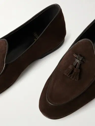 Rubinacci Marphy Tasselled Leather-Trimmed Suede Loafers - Men | Thumbnail 5 Rubinacci Marphy Tasselled Leather-Trimmed Suede Loafers - Men | Thumbnail 5