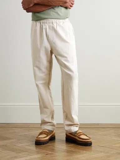 Folk Cotton and Linen-Blend Suit Trousers - Men | Thumbnail 3 Folk Cotton and Linen-Blend Suit Trousers - Men | Thumbnail 3