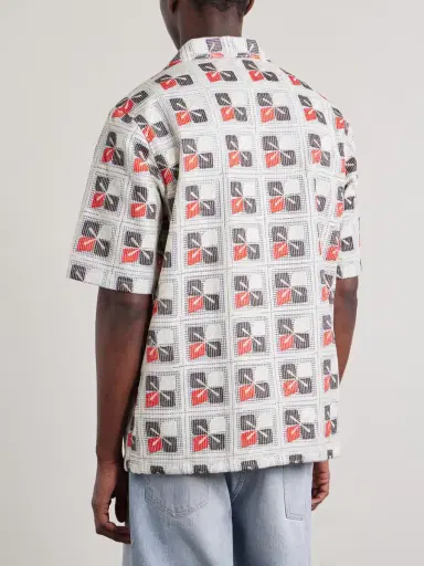 NN07 Julio Camp-Collar Embroidered Voile Shirt - Men | Thumbnail 4 NN07 Julio Camp-Collar Embroidered Voile Shirt - Men | Thumbnail 4