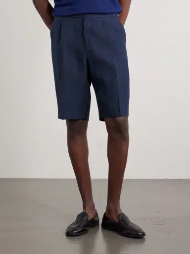 De Petrillo Straight-Leg Linen Shorts - Men | Thumbnail 3 De Petrillo Straight-Leg Linen Shorts - Men | Thumbnail 3