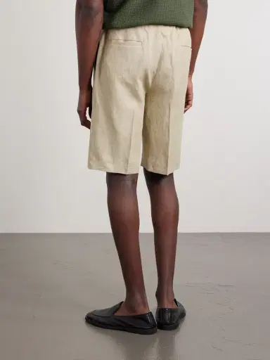 PIACENZA 1733 Straight-Leg Linen Bermuda Shorts - Men | Thumbnail 4 PIACENZA 1733 Straight-Leg Linen Bermuda Shorts - Men | Thumbnail 4