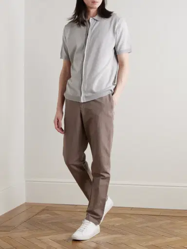 MR P. Organic Cotton and Silk-Blend Shirt - Men | Thumbnail 2 MR P. Organic Cotton and Silk-Blend Shirt - Men | Thumbnail 2
