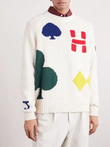 Human Made Intarsia Wool-Blend Sweater - Men | Thumbnail 3 Human Made Intarsia Wool-Blend Sweater - Men | Thumbnail 3