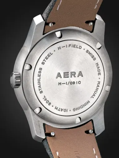 Aera M-1 Dune Automatic 39mm Stainless Steel and Suede Watch - Men | Thumbnail 4 Aera M-1 Dune Automatic 39mm Stainless Steel and Suede Watch - Men | Thumbnail 4
