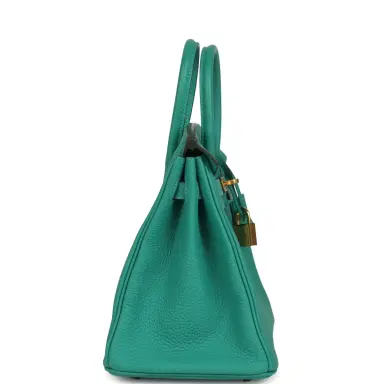 HERMÈS Hermes Birkin 25 Vert Verone Togo Gold Hardware | Thumbnail 3 HERMÈS Hermes Birkin 25 Vert Verone Togo Gold Hardware | Thumbnail 3
