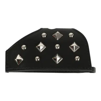 HERMÈS Hermes Rodeo Rock Bag Charm PM Black Milo Lambskin Palladium Hardware | Thumbnail 4 HERMÈS Hermes Rodeo Rock Bag Charm PM Black Milo Lambskin Palladium Hardware | Thumbnail 4