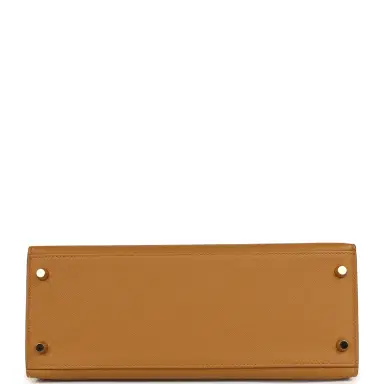 HERMÈS Pre-owned Hermes Kelly Sellier 28 Sesame Epsom Gold Hardware | Thumbnail 6 HERMÈS Pre-owned Hermes Kelly Sellier 28 Sesame Epsom Gold Hardware | Thumbnail 6