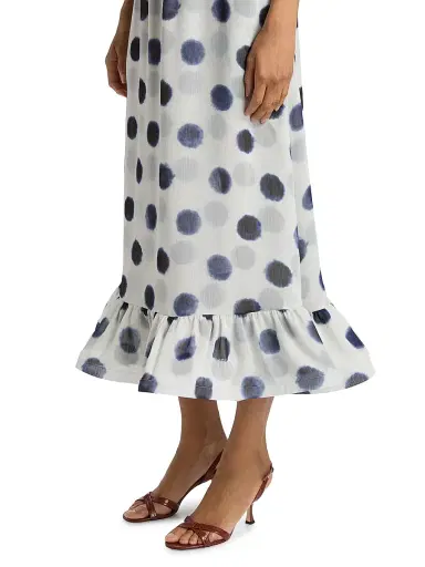 Misa Los Angeles Women's Hope Polka-Dot Midi-Skirt | Thumbnail 6 Misa Los Angeles Women's Hope Polka-Dot Midi-Skirt | Thumbnail 6
